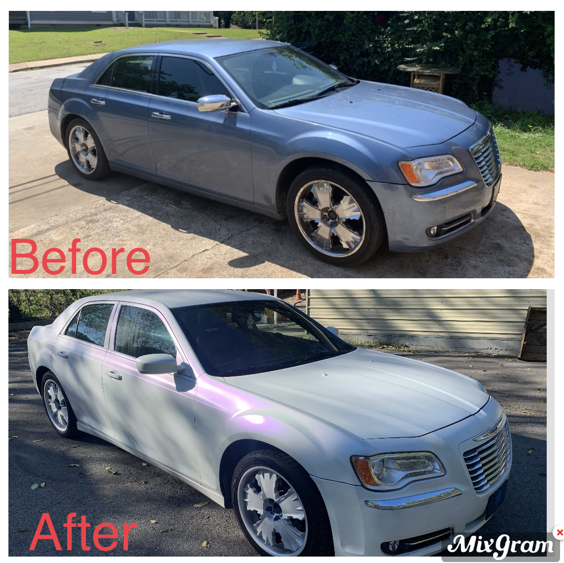 Color Shift Before After